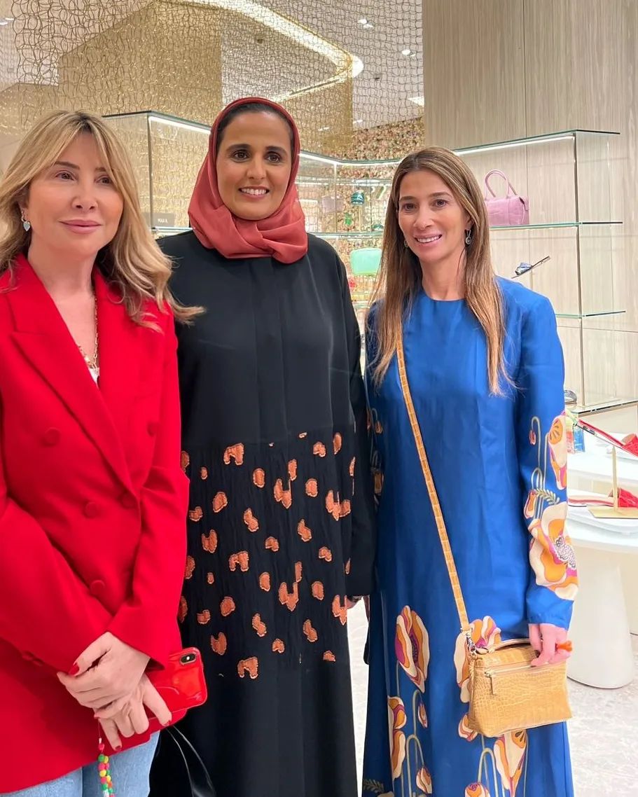 A great moment spent on this Women’s Day, with the Inspirational and amazing Sheikha Almayassa at the opening of Maia N in Printemps Qatar