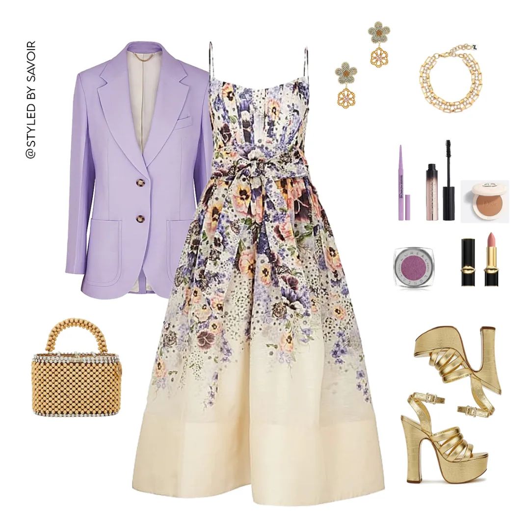 Discover the beauty of spring with stylish purple hues! 