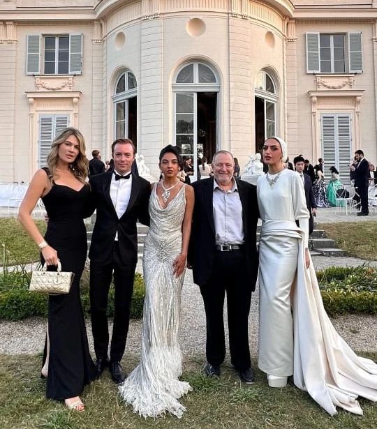 Beautiful Arab ladies at the chaumet gala dinner celebrating the new high jewelry collection ‘Jardin De Chaumet’ in Paris.