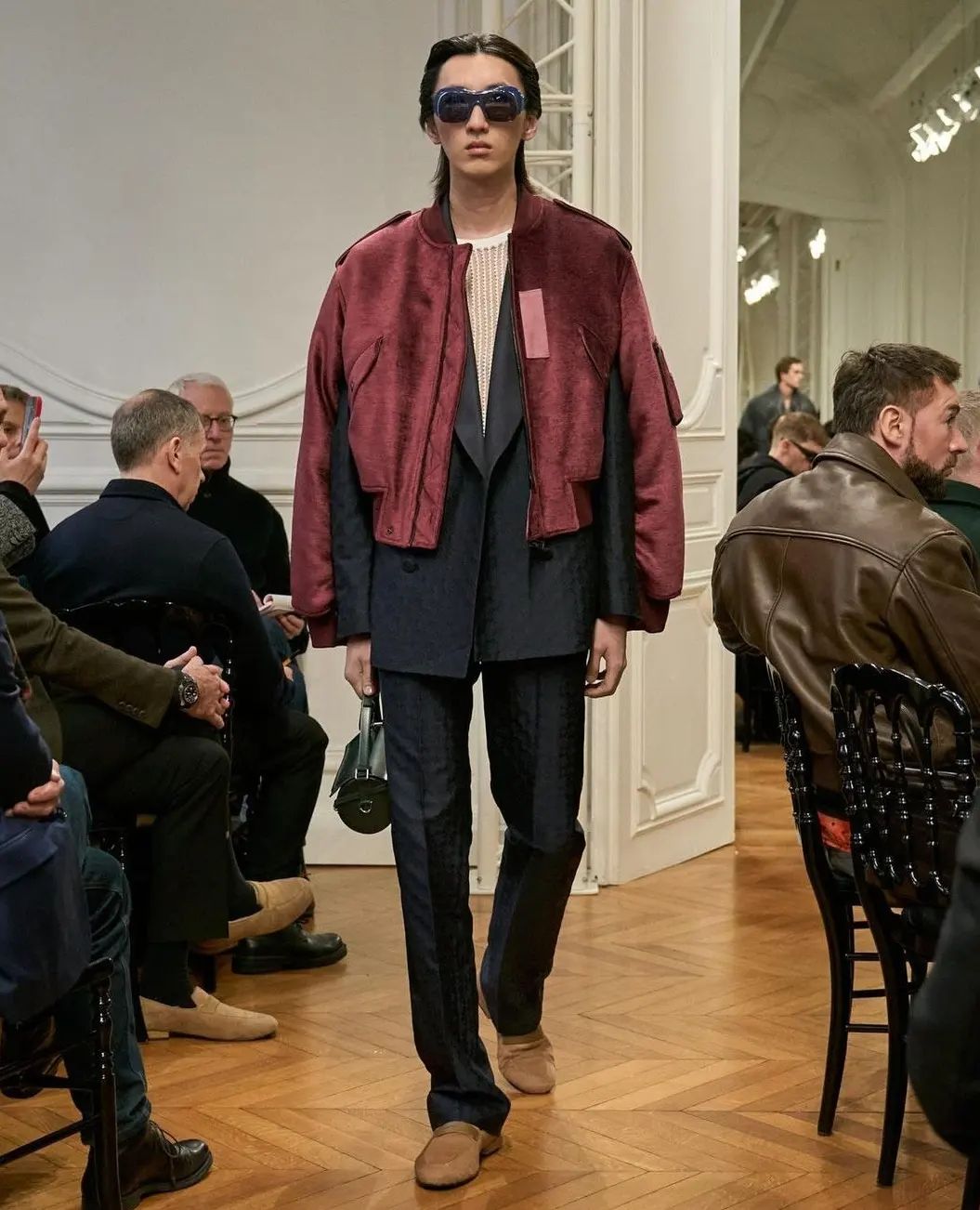 A very exclusive #givenchyfw24 at Les Salons,3 Avenue George V as femininity and masculinity engage!