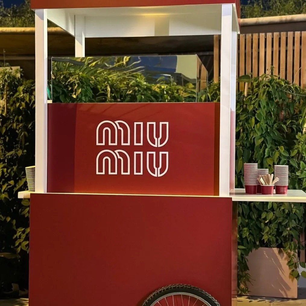 A #miumiu garden at @kulturehousedubai for the month of Ramadan with a special curated menu.