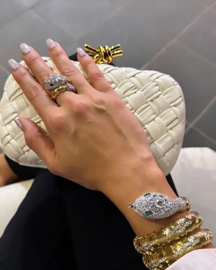 Radiant and resplendent, Pia Jauncey graced Day One of The Emi Gala with timeless elegance.