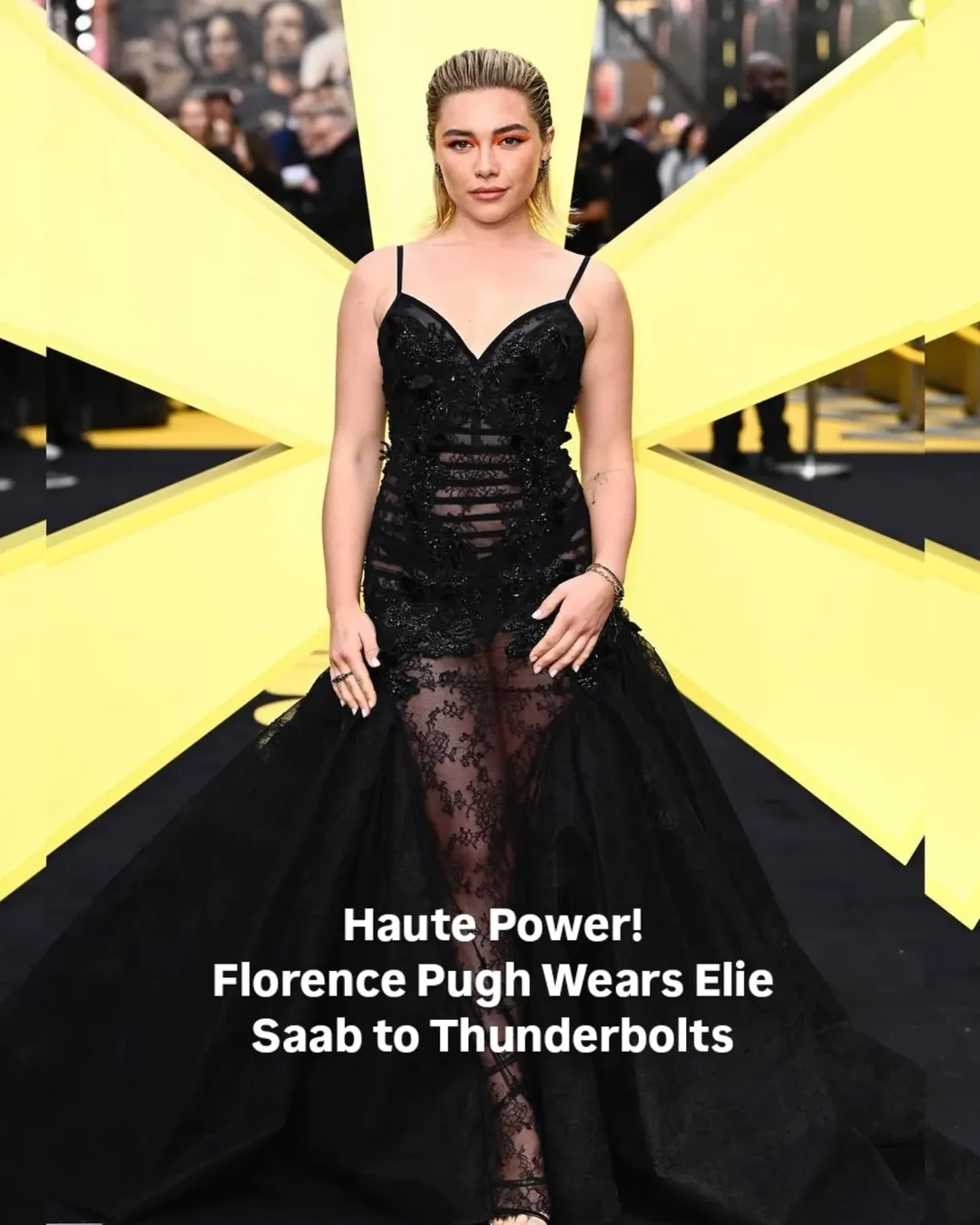 Florence Pugh lit up the red carpet.