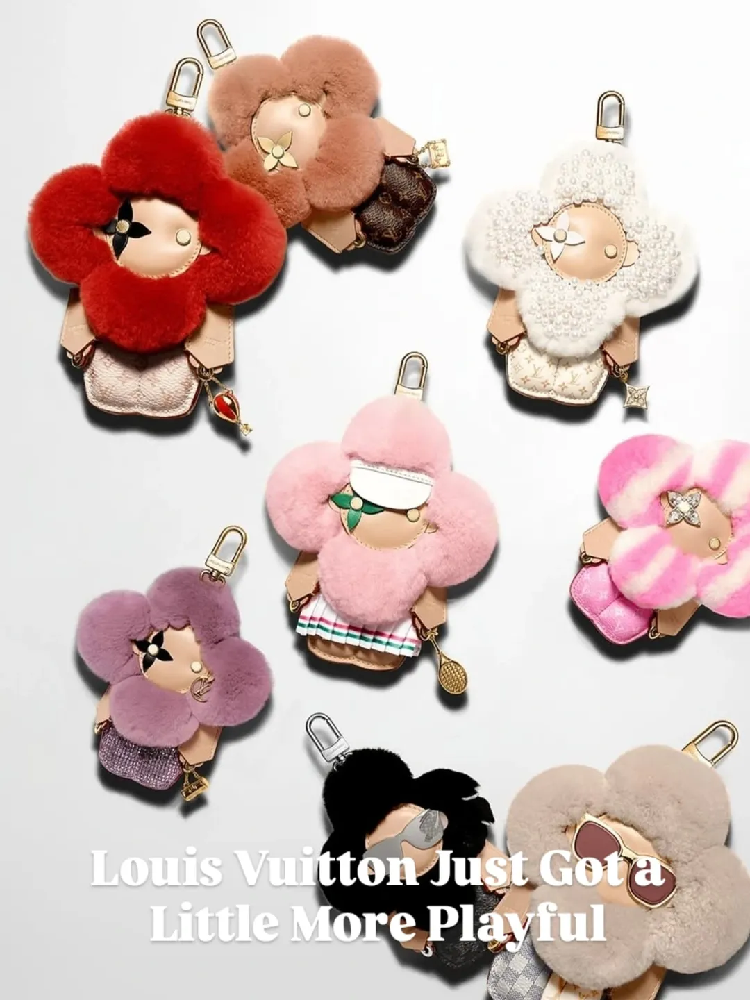 Louis Vuitton just dropped their own charm bears, jumping on the Labubu wave.