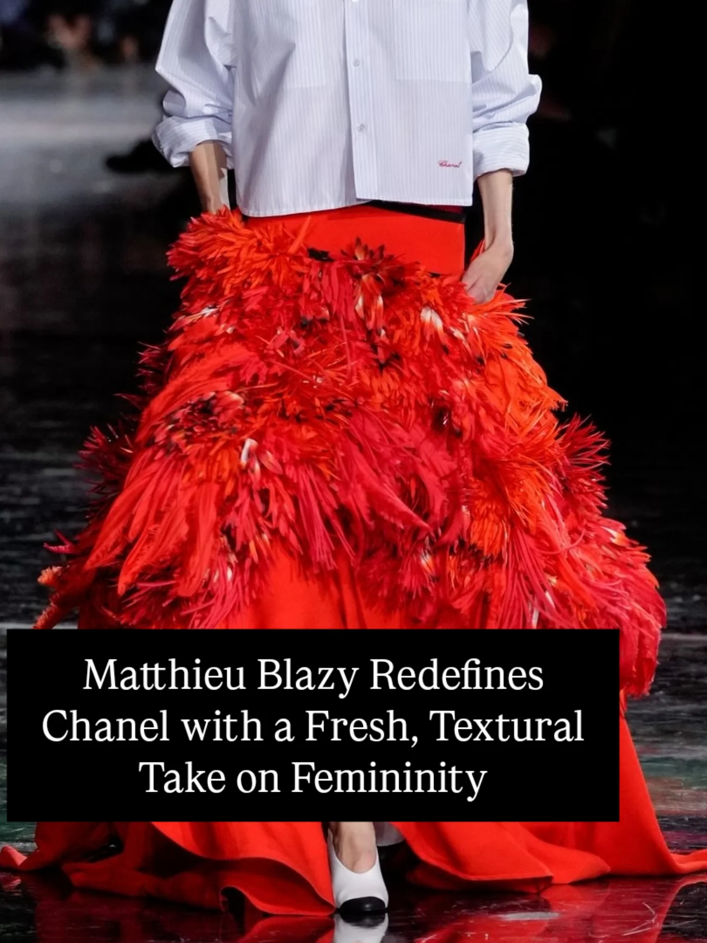 @matthieu_blazy debut for @chanelofficial is finally here.