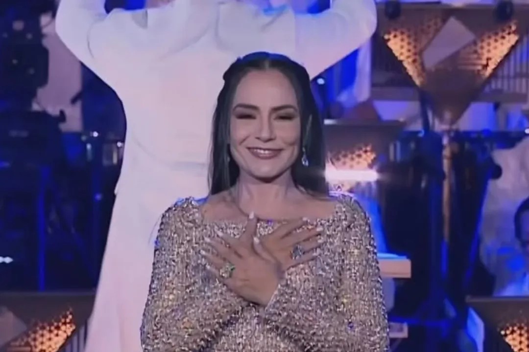 For the Grand Egyptian Museum’s inauguration, @sherihanofficial graced the stage in a radiant comeback.