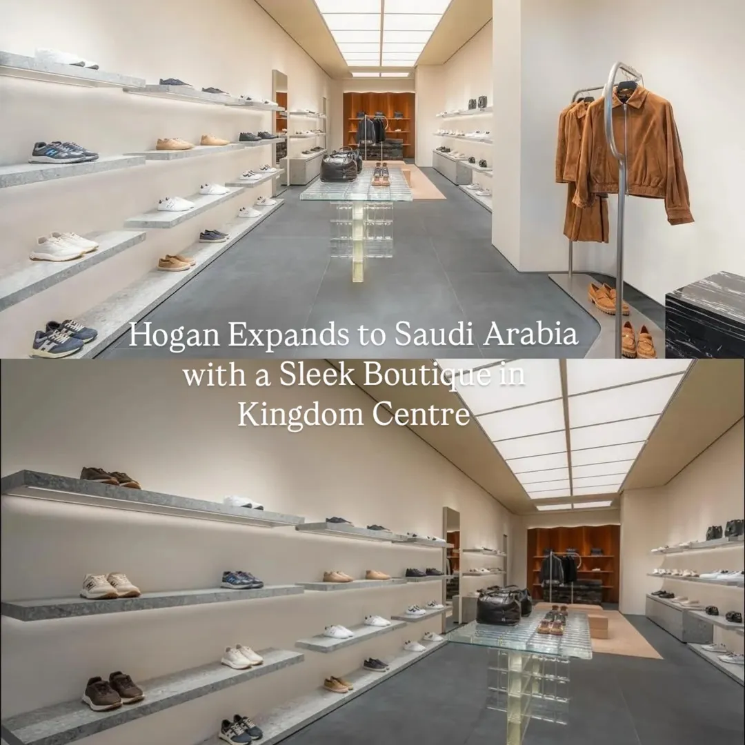 Stepping into Saudi Arabia in style — Hogan opens its first Riyadh boutique at the iconic Kingdom Centre. A new chapter of Italian luxury begins.
