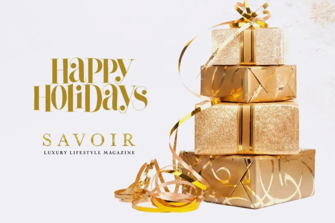 A festive moment, elevated — Merry Christmas from our world of luxury to you all.