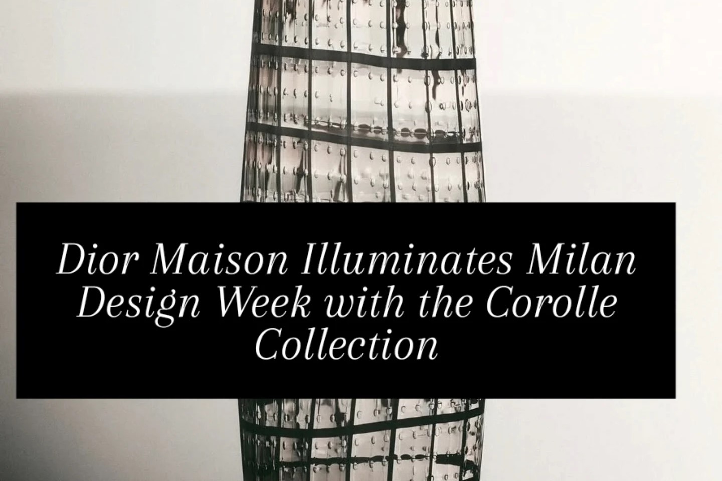 At Salone del Mobile, Dior Maison rekindles its dialogue with Noé Duchaufour-Lawrance.