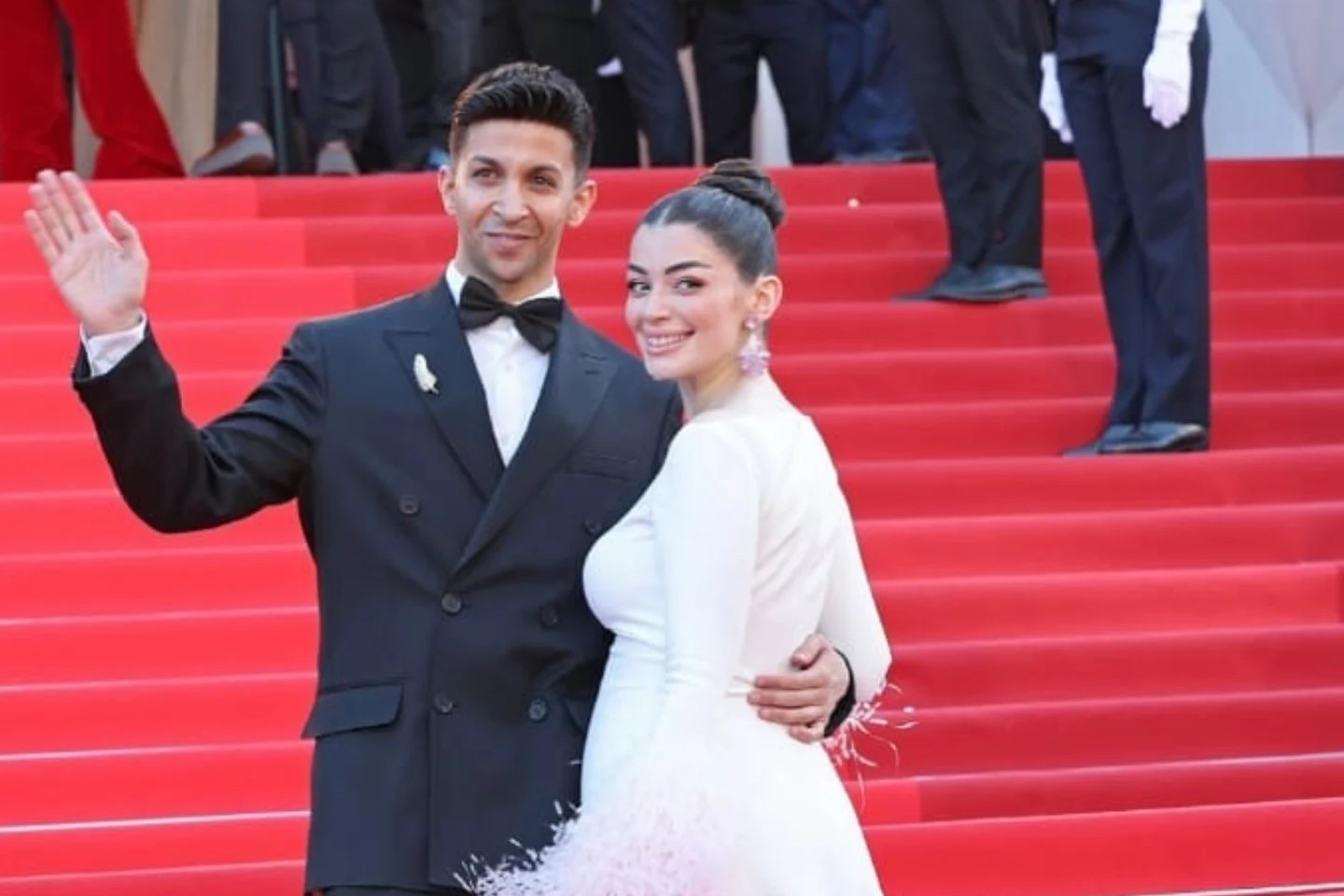 Egyptian Actress Laila Zaher turned the red carpet into a deeply personal fashion moment at the Opening Ceremony of the 79th Annual Cannes Film Festival, revealing she is expecting a baby girl while attending the premiere of La Vénus Électrique by Pierre Salvadori.