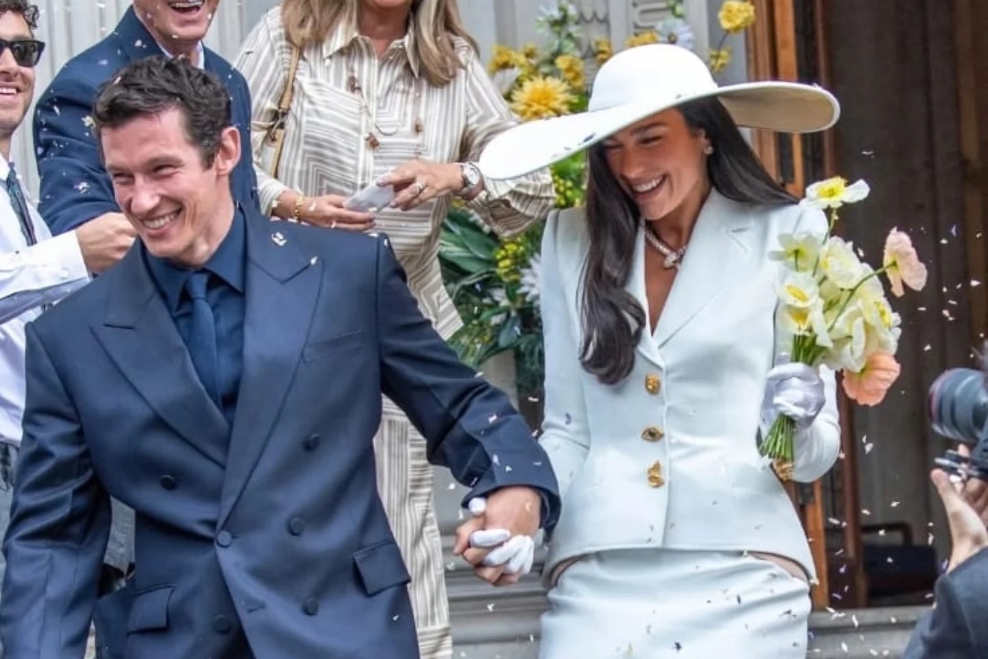 The global pop sensation and the acclaimed actor tied the knot in an intimate ceremony at London’s historic Old Marylebone Town Hall.