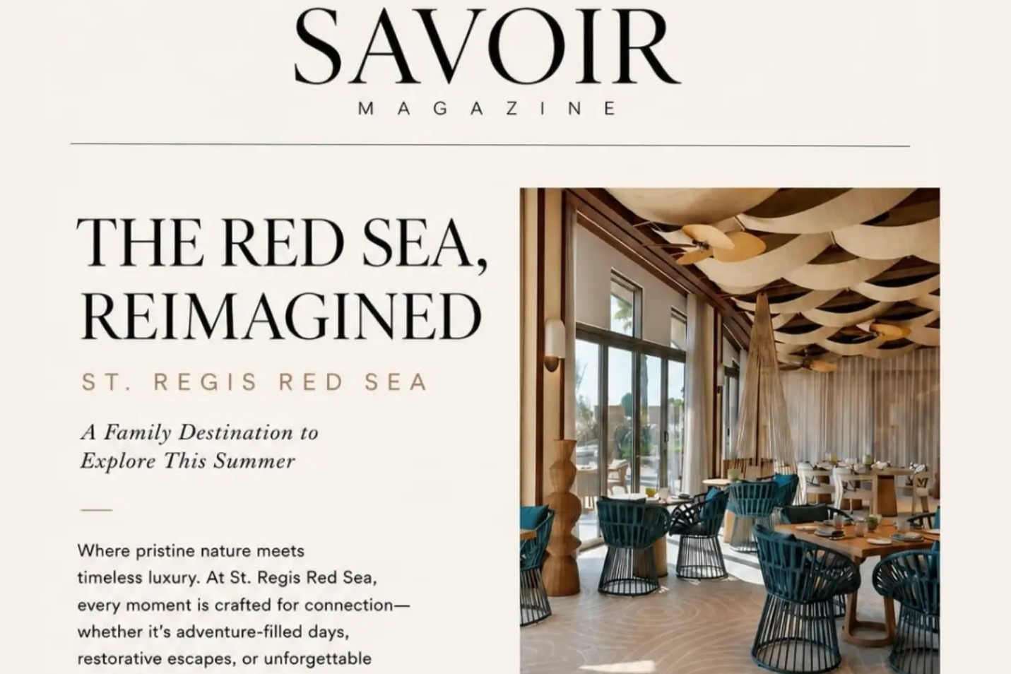 Where unforgettable family moments meet uncompromising luxury.